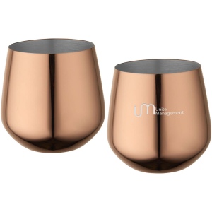 Lot de tasses en acier inoxydable Cascade 540 ml 3