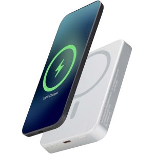 Batterie externe magnétique Avis 10 000 mAh en aluminium recyclé RCS 2