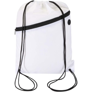 Sac à cordon Oriole en RPET avec poche avant zippée, 5 L 20