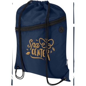 Sac à cordon Oriole en RPET avec poche avant zippée, 5 L 16