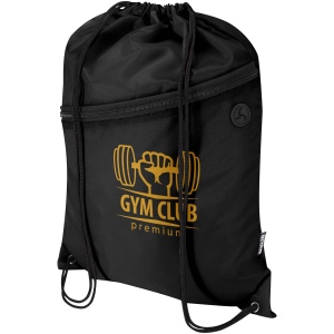 Sac à cordon Oriole en RPET avec poche avant zippée, 5 L 18