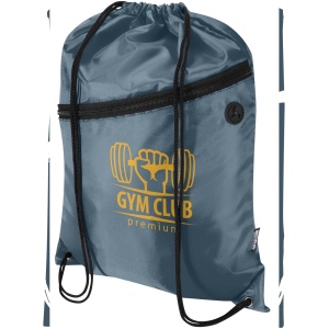 Sac à cordon Oriole en RPET avec poche avant zippée, 5 L 19