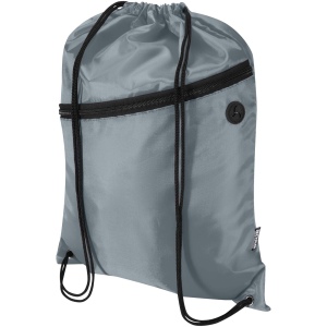 Sac à cordon Oriole en RPET avec poche avant zippée, 5 L 8