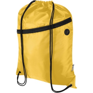 Sac à cordon Oriole en RPET avec poche avant zippée, 5 L 3
