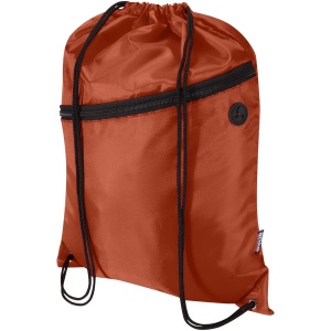 Sac à cordon Oriole en RPET avec poche avant zippée, 5 L 5