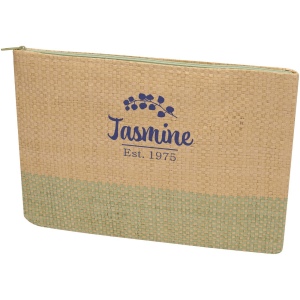 Pochette en papier paille Rhythm avec fermeture à glissière, 3 L 8