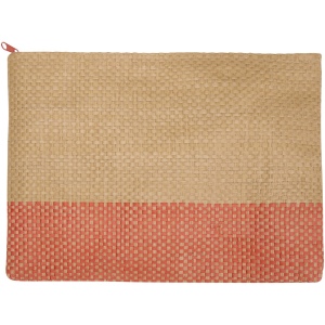 Pochette en papier paille Rhythm avec fermeture à glissière, 3 L 10