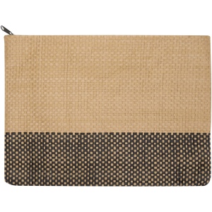 Pochette en papier paille Rhythm avec fermeture à glissière, 3 L 13