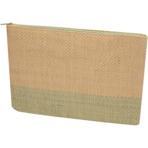 Pochette en papier paille Rhythm avec fermeture à glissière, 3 L 4