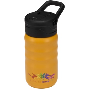 Gourde de sport Knox 350 ml en acier inoxydable à double paroi recyclé RCS avec paille rabattable 5