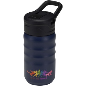 Gourde de sport Knox 350 ml en acier inoxydable à double paroi recyclé RCS avec paille rabattable 6
