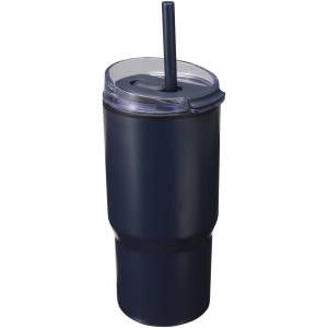Gobelet isotherme à double paroi Westin 540 ml en RCS recyclé, avec paille 3