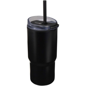 Gobelet isotherme à double paroi Westin 540 ml en RCS recyclé, avec paille 4