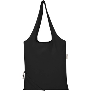 Sac fourre-tout pliable en coton recyclé GRS « Madras Blend » 140 g/m², 7 L 19