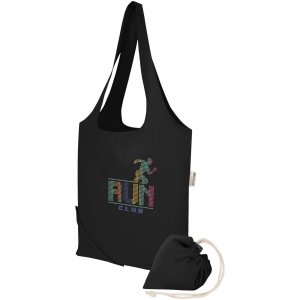 Sac fourre-tout pliable en coton recyclé GRS « Madras Blend » 140 g/m², 7 L 13