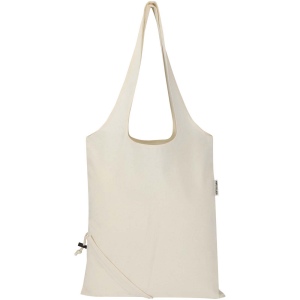Sac fourre-tout pliable en coton recyclé GRS « Madras Blend » 140 g/m², 7 L 15