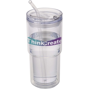 Gobelet en plastique à double paroi Archer de 480 ml 6