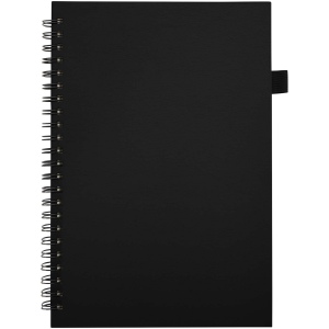 Cahier à spirales Liss A5 à couverture rigide en plastique recyclé 16