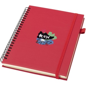 Cahier à spirales Liss A5 à couverture rigide en plastique recyclé 8