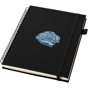 Cahier à spirales Liss A5 à couverture rigide en plastique recyclé 11