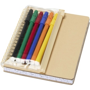 Cahier à couverture rigide Squiggle B6 et lot de marqueurs 2