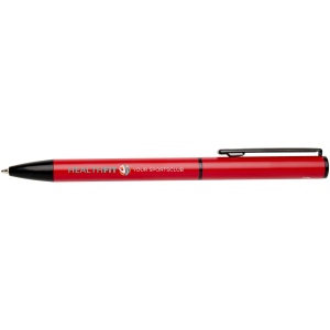Stylo à bille à ressort en aluminium recyclé Verton avec capuchon (encre bleue) 10