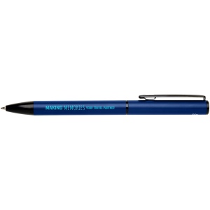 Stylo à bille à ressort en aluminium recyclé Verton avec capuchon (encre bleue) 11
