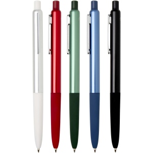 Stylo à bille Soffit en aluminium recyclé, à mécanisme à clic et anodisé (encre bleue) 12