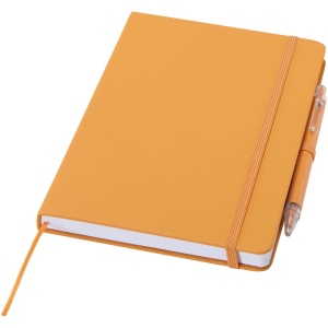 Ensemble comprenant un cahier en papier recyclé Spectrum A5 et un stylo à bille 4