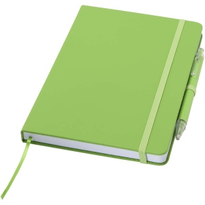 Ensemble comprenant un cahier en papier recyclé Spectrum A5 et un stylo à bille 8
