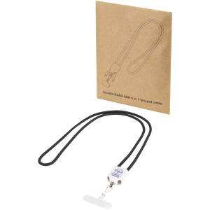 Câble de recharge Ion 65 W 5-en-1 avec lanière en plastique recyclé 3