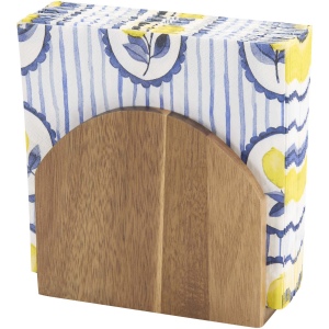 Porte-serviettes en bois d'acacia 2
