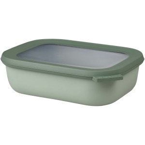 Mepal Cirqula 1 000 ml, saladier rectangulaire à plusieurs compartiments 3