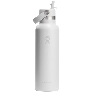 Gourde isotherme en acier inoxydable Hydro Flask à goulot standard, 621 ml, avec bouchon à paille 8