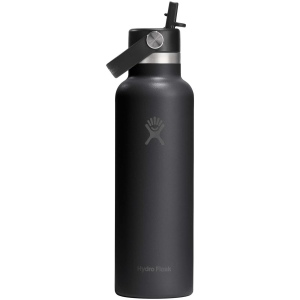 Gourde isotherme en acier inoxydable Hydro Flask à goulot standard, 621 ml, avec bouchon à paille 10