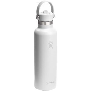 Gourde isotherme en acier inoxydable Hydro Flask à goulot standard, 621 ml, avec bouchon à paille 2