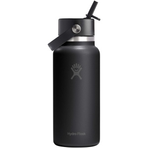 Gourde isotherme en acier inoxydable Hydro Flask à large goulot, d'une contenance de 946 ml, avec bouchon à paille 7
