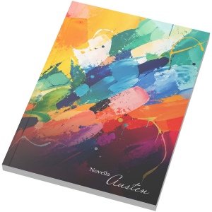 Carnet Novella Austen au format A5 à couverture souple - 100 feuilles lignées 2
