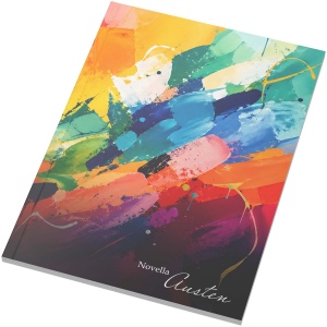 Carnet Novella Austen au format A5 à couverture souple - 50 feuilles lignées