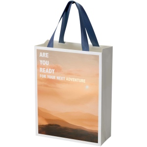 Sac en papier Smartfold 210 g/m² avec anses en ruban et pelliculage brillant - 24 x 10 x 32 cm 4