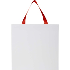 Sac en papier Smartfold 210 g/m² avec anses en ruban et pelliculage brillant - 31 x 12 x 31 cm 7
