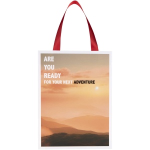 Sac en papier Smartfold 210 g/m² avec anses en ruban et pelliculage mat - 24 x 10 x 32 cm 7