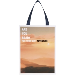 Sac en papier Smartfold 210 g/m² avec anses en ruban et pelliculage mat - 24 x 10 x 32 cm 8