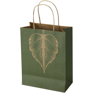 Sac en papier Kraft 120 g/m² avec anses torsadées - 18 x 9 x 23 cm 3