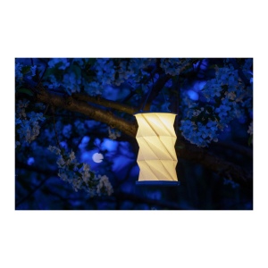 Wooosh Rising Lantern lampe LED en papier 10