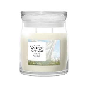 Yankee Candle Clean Cotton Medium Jar bougie parfumée 2