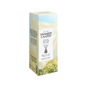 Yankee Candle Clean Cotton Reed Diffuser 100 ml bâtonnets parfumée 4