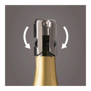 Vacu Vin Champagne Stopper Stainless Steel bouchon de bouteille 5