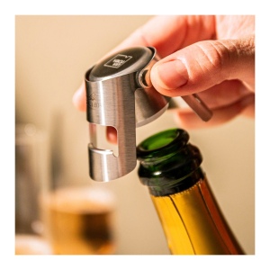 Vacu Vin Champagne Stopper Stainless Steel bouchon de bouteille 6