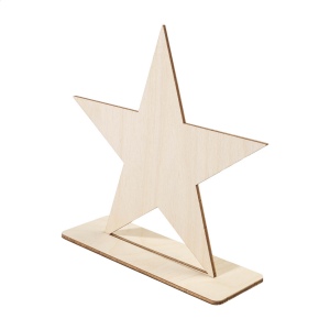 Wlobor trophée en bois personnalisé, en forme d'étoile 3